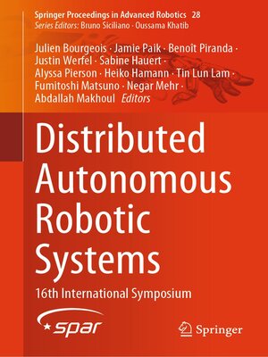 cover image of Distributed Autonomous Robotic Systems